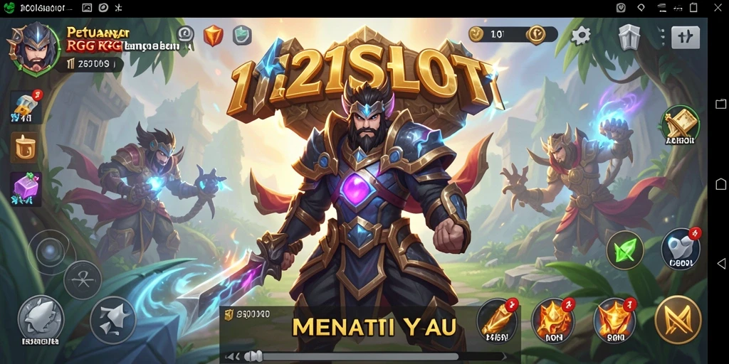 Screenshot menunjukkan action RPG yang mendebarkan dan grafis menawan.