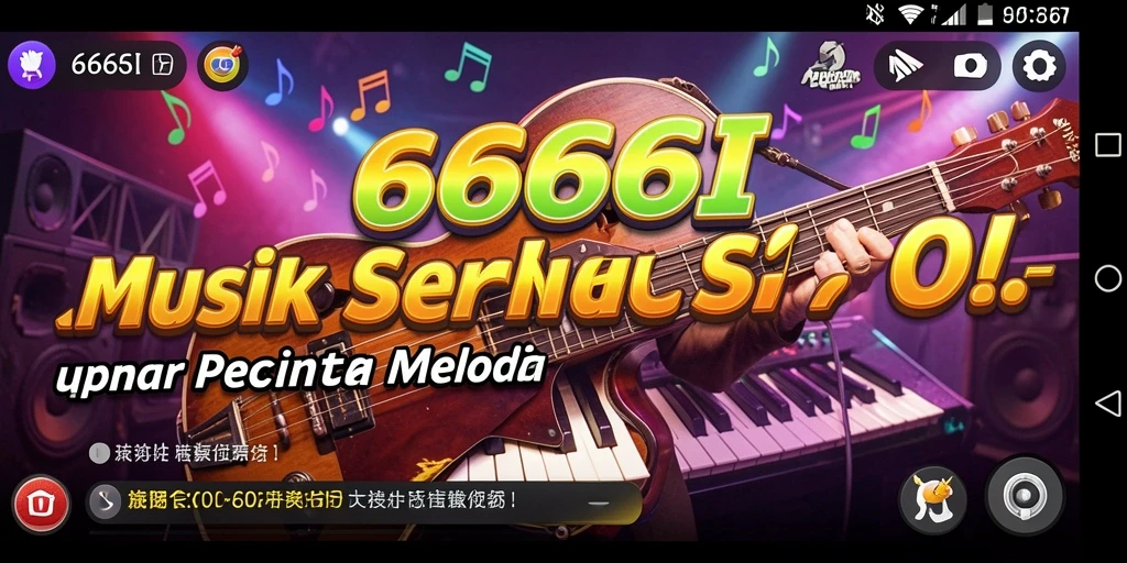 Tampilan gameplay 666I yang menarik saat bermain musik.