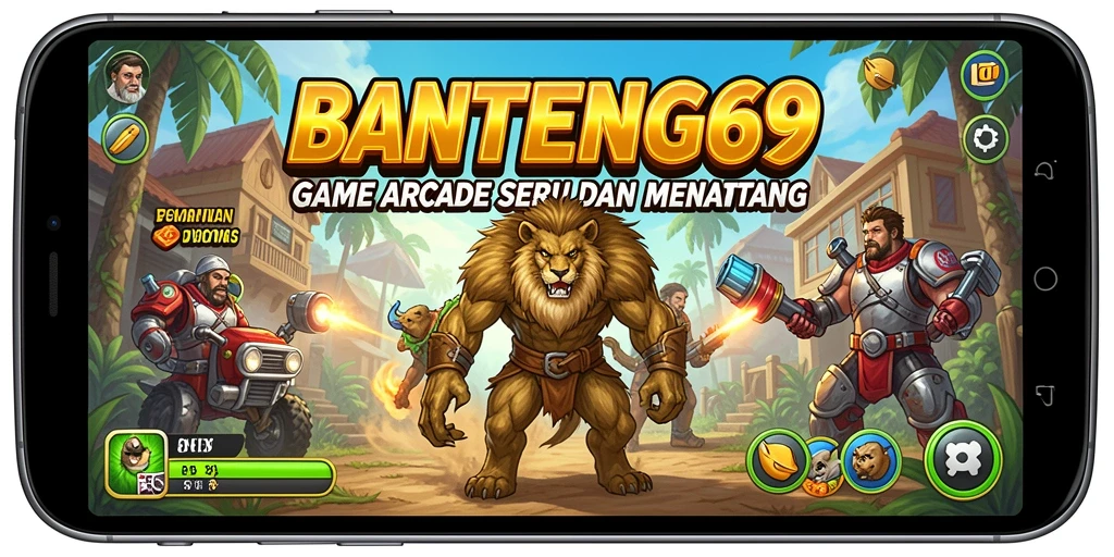 Tampilan gameplay seru BANTENG69 yang penuh warna dan tantangan.