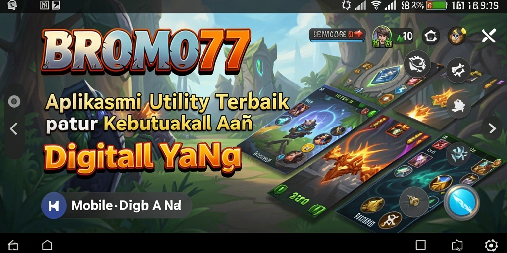 Tampilan antarmuka BROMO77 yang user-friendly untuk manajemen tugas.