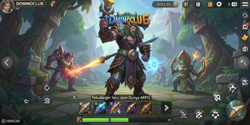 Screenshot menampilkan aksi pertempuran seru di <strong>DOMINOCLUB</strong>.