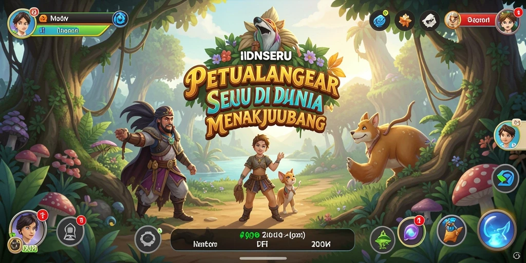 Gameplay menegangkan dalam dunia petualangan IDNSERU.