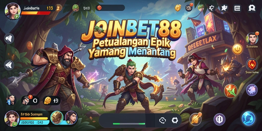Screenshot utama menunjukkan gameplay seru JOINBET88.