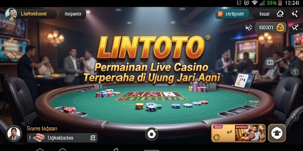 Tampilan menarik dari permainan Live Casino LINITOTO saat sesi berlangsung.