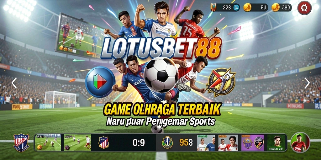 Tampilan gameplay LOTUSBET88 yang dinamis dan interaktif untuk taruhan olahraga.