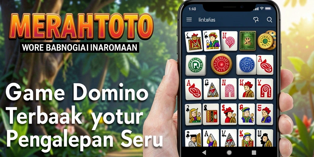Tampilan gameplay seru dari game Domino MERAHTOTO.