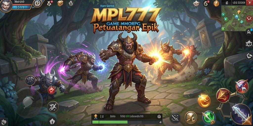 Tampilan gameplay seru dalam dunia MMORPG MPL777.