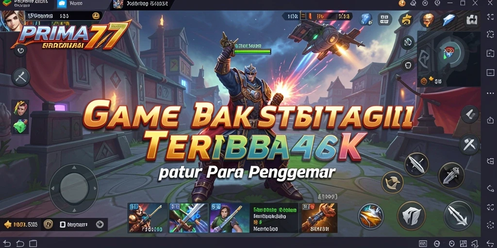 Tampilan gameplay mendebarkan dengan strategi yang menantang.