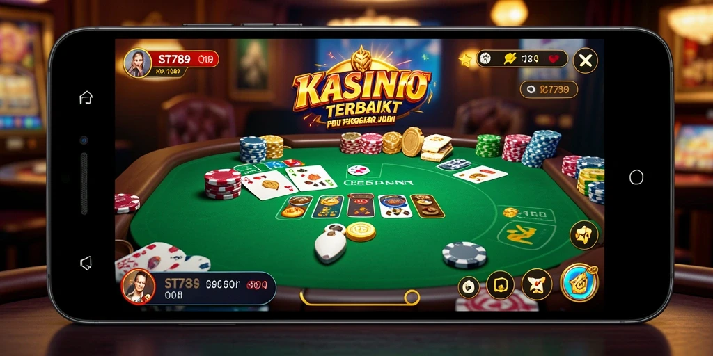 Tampilan gameplay ST789 dengan grafik kasino yang memukau.