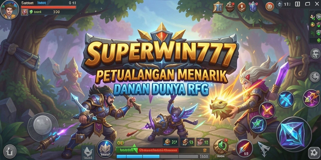 Tampilan gameplay <strong>SUPERWIN777</strong> yang menakjubkan dengan petualangan RPG.