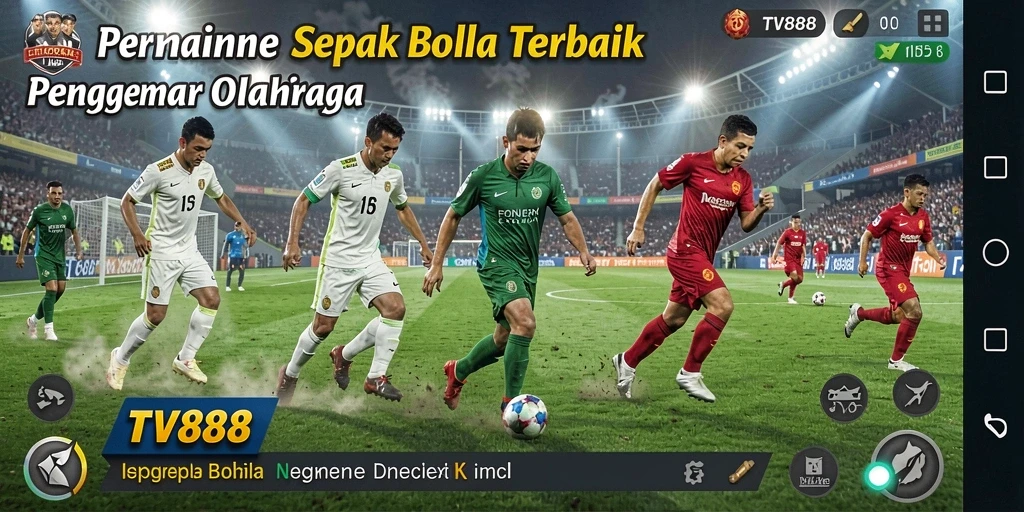 Tangkapan layar gameplay TV888 yang menampilkan momen seru di lapangan.