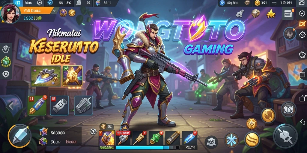 Screenshot gameplay <strong>WONGTOTO</strong> yang menunjukkan suasana permainan idle.
